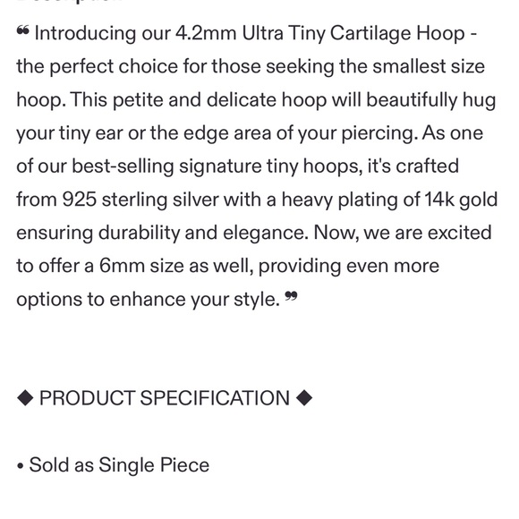 Piercing Hoop - Clicker - Picture 6 of 7